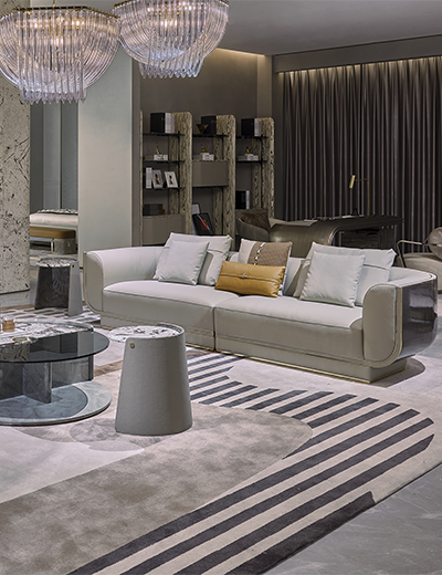 梵巴赫现代轻奢真皮沙发拉菲